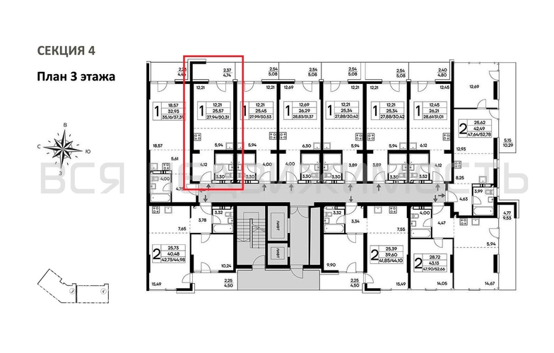 квартира-студия, 30,31кв.м. - изображение 1