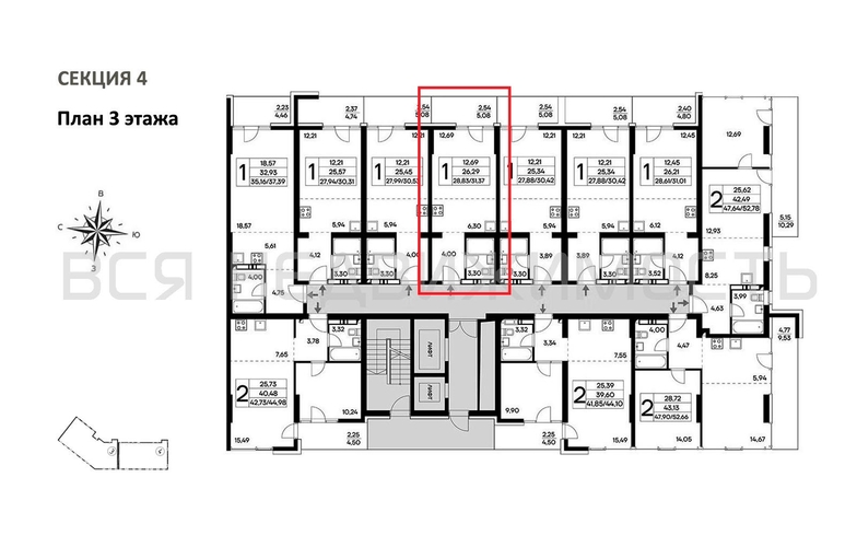 квартира-студия, 31,37кв.м. - изображение 1