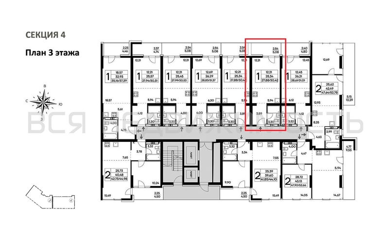 квартира-студия, 30,42кв.м. - изображение 1