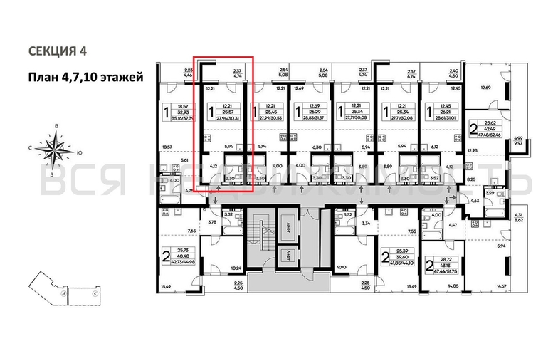квартира-студия, 30,31кв.м. - изображение 1