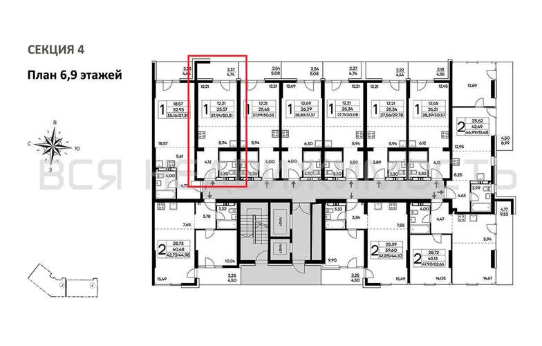 квартира-студия, 30,31кв.м. - изображение 1