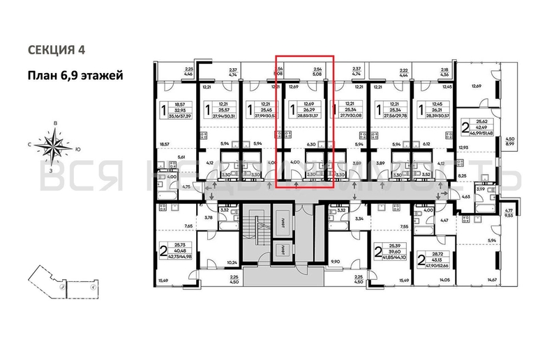квартира-студия, 31,37кв.м. - изображение 1