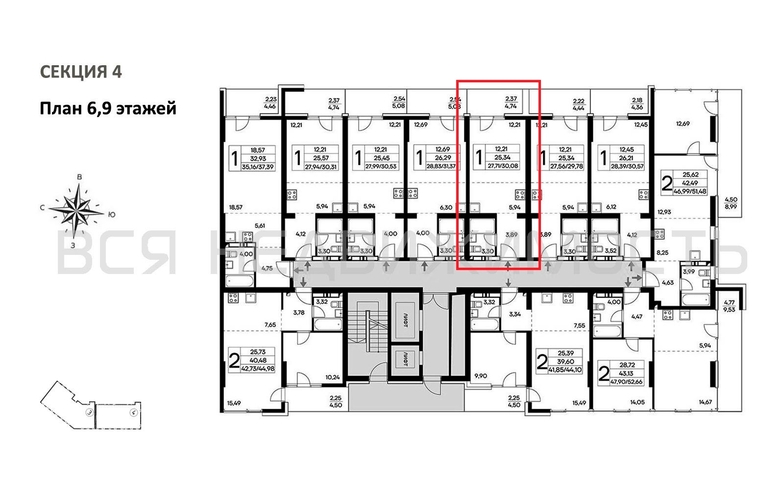 квартира-студия, 30,08кв.м. - изображение 1