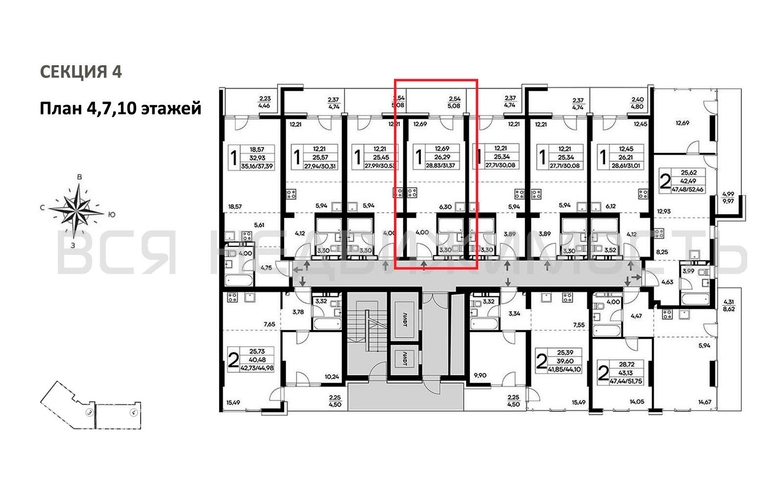 квартира-студия, 31,37кв.м. - изображение 1