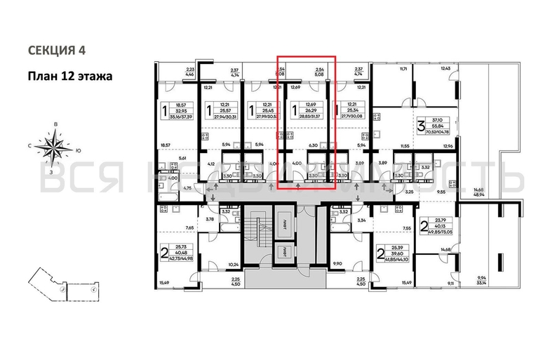 квартира-студия, 31,37кв.м. - изображение 1