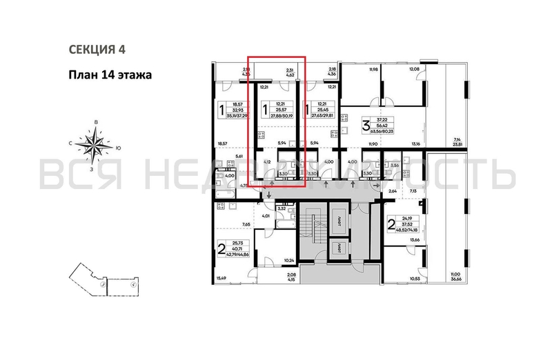 квартира-студия, 30,19кв.м. - изображение 1