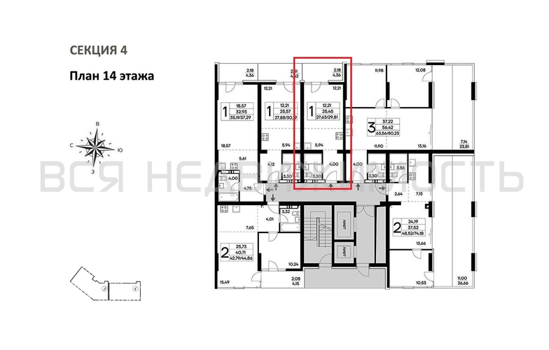 квартира-студия, 29,81кв.м. - изображение 1