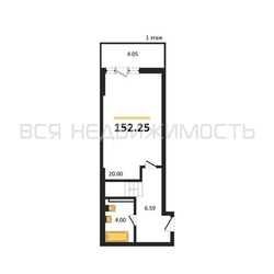 3-комнатная квартира, 152.25кв.м - изображение 1