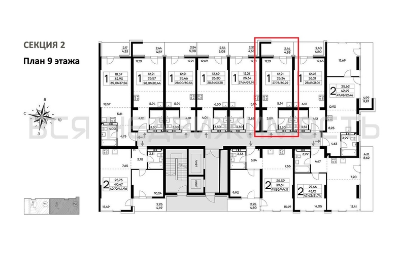 квартира-студия, 30,22кв.м. - изображение 1