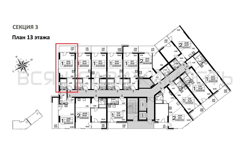 квартира-студия, 31,27кв.м. - изображение 1