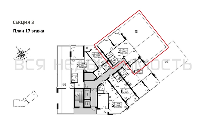 2-комнатная квартира, 108.94кв.м - изображение 1