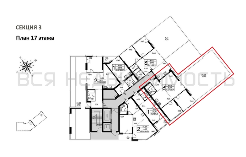 2-комнатная квартира, 128.17кв.м - изображение 1