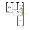 3-комнатная квартира, 89.8кв.м - изображение 1