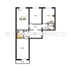 3-комнатная квартира, 91.6кв.м - изображение 1