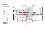 1-комнатная квартира, 39кв.м - изображение 2