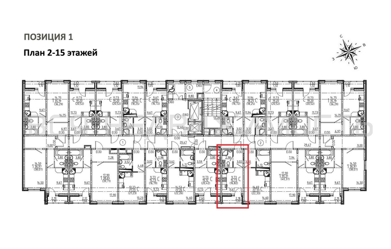 квартира-студия, 16,82кв.м. - изображение 1