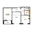 2-комнатная квартира, 60кв.м - изображение 1
