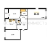 3-комнатная квартира, 80.3кв.м - изображение 1 3-комнатная квартира, 80.3кв.м - изображение 1