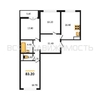 3-комнатная квартира, 83.2кв.м - изображение 1