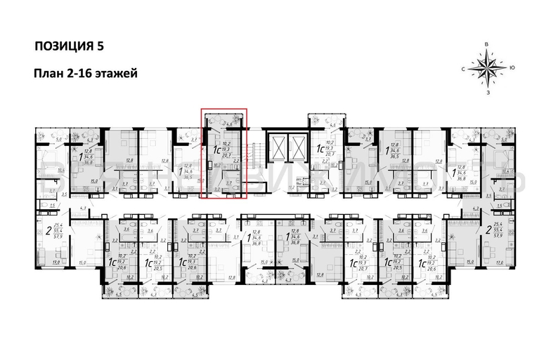 квартира-студия, 20,68кв.м. - изображение 1