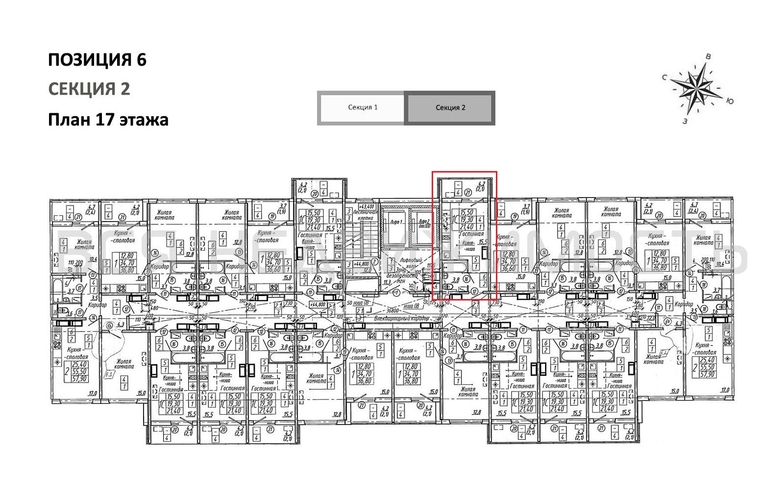квартира-студия, 21,4кв.м. - изображение 1