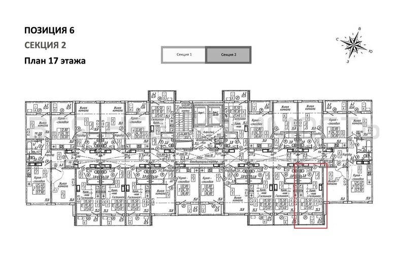квартира-студия, 21,4кв.м. - изображение 1