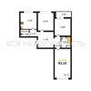 3-комнатная квартира, 83.1кв.м - изображение 1
