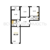 3-комнатная квартира, 80.5кв.м - изображение 1