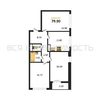 3-комнатная квартира, 79.9кв.м - изображение 1