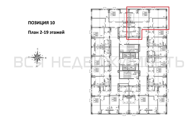 2-комнатная квартира, 89.2кв.м - изображение 1