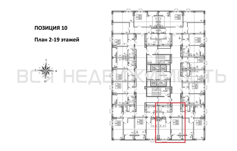 1-комнатная квартира, 49.8кв.м - изображение 1
