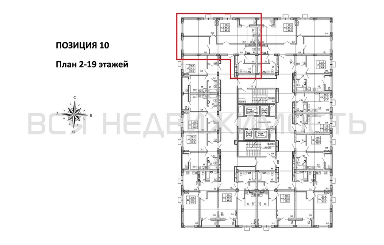 2-комнатная квартира, 89.2кв.м - изображение 1