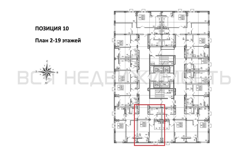 1-комнатная квартира, 49.8кв.м - изображение 1