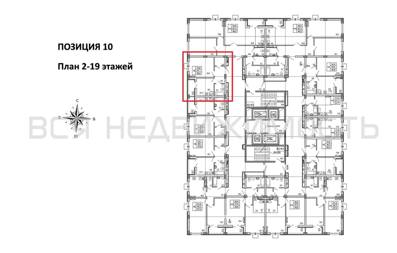 1-комнатная квартира, 38.9кв.м - изображение 1