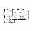 3-комнатная квартира, 87.2кв.м - изображение 1