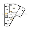 3-комнатная квартира, 103.2кв.м - изображение 1