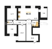 3-комнатная квартира, 92.55кв.м - изображение 1