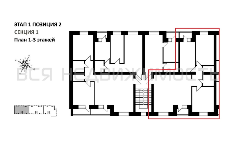 3-комнатная квартира, 100.94кв.м - изображение 1