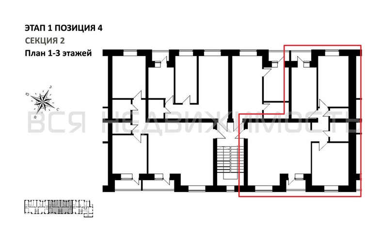 3-комнатная квартира, 100.94кв.м - изображение 1