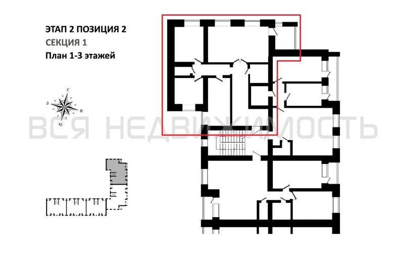 3-комнатная квартира, 92.04кв.м - изображение 1