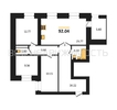 3-комнатная квартира, 92.04кв.м - изображение 1