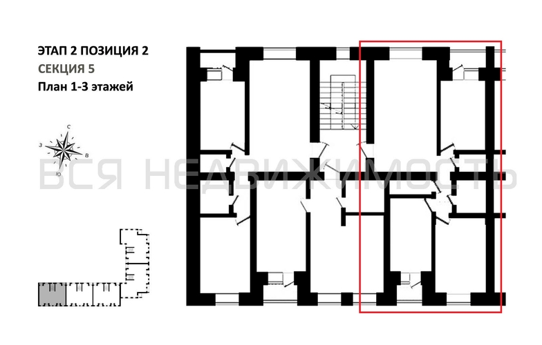 3-комнатная квартира, 72.16кв.м - изображение 1