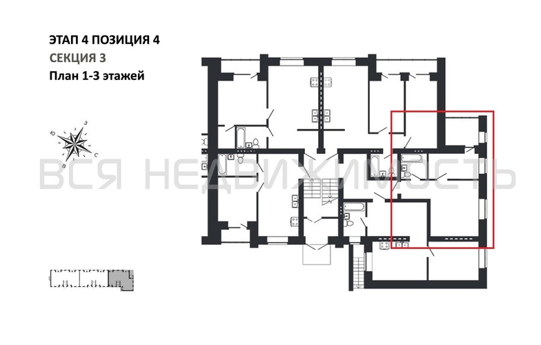 1-комнатная квартира, 36.68кв.м - изображение 1