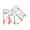 3-комнатная квартира, 80.91кв.м - изображение 1