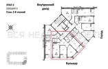 3-комнатная квартира, 80.91кв.м - изображение 2
