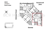 2-комнатная квартира, 52.65кв.м - изображение 2