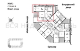 2-комнатная квартира, 52.65кв.м - изображение 2