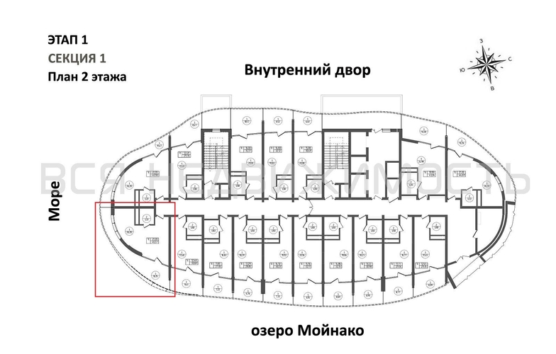 квартира-студия, 45,57кв.м. - изображение 1