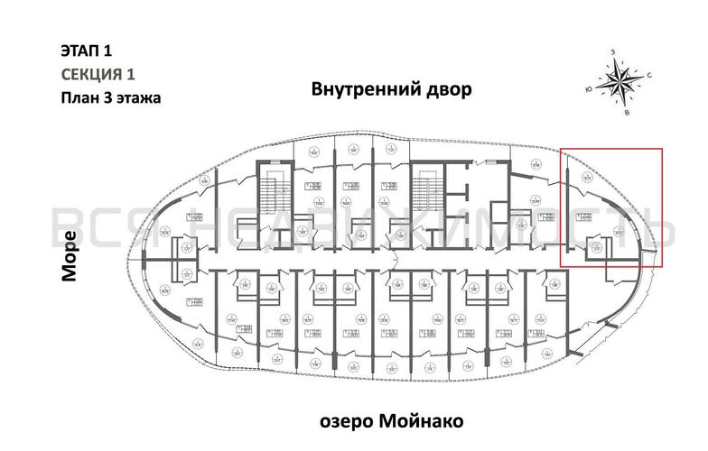 квартира-студия, 41,71кв.м. - изображение 1
