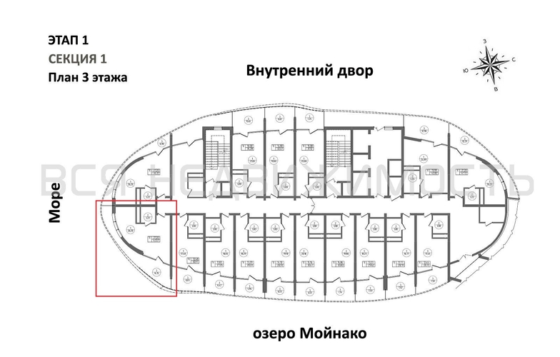 квартира-студия, 43,56кв.м. - изображение 1